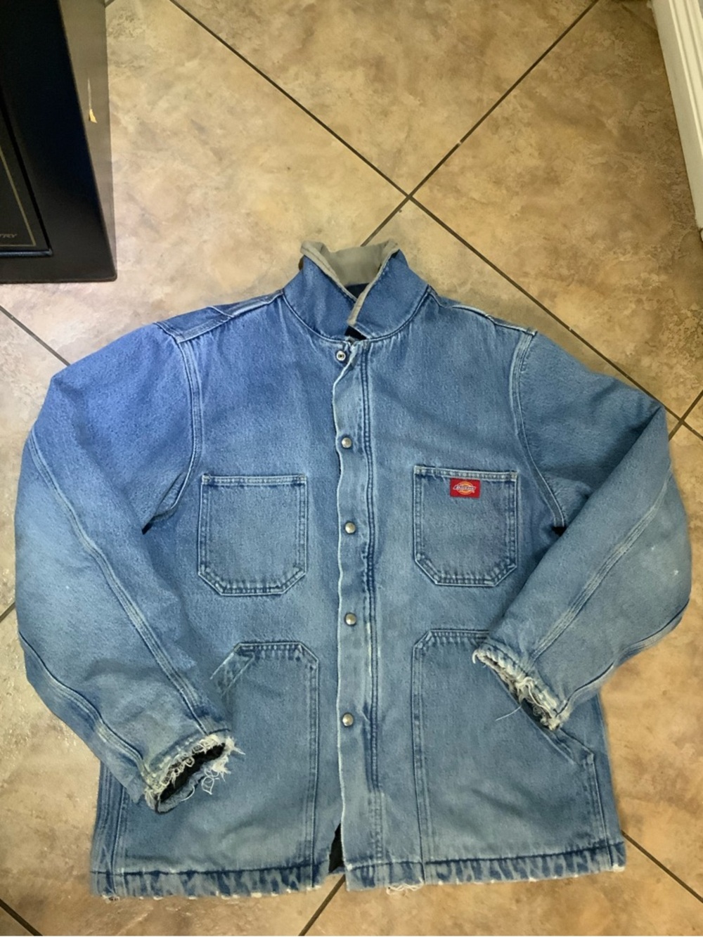 Dickies denim chore jacket size large
